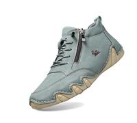 Dasongff Bottes d'Hiver Barefoot Cuir Imperméable Confort Chaleureux avec Semelle Antidérapante Taille