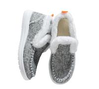 Dasongff Bottes D'Hiver Pour Femmes à Fermeture éClair DoubléEs De Fourrure Bottes Chaudes à La Cheville Courtes Confortables, AntidéRapantes Et ImperméAbles Pour L'Extérieur Pas Cher