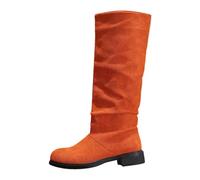 Dasongff Bottes Femme Talon Bas Sexy Botte Cavalières Femmes Cuir Classiques Cuissarde Bout Pointu Botte Montantes Hipster Club Fête Escarpins Haute Bottes au-dessus du Genou Boots Élégants