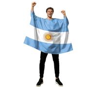 Dasongff Cape à Manches avec Drapeau - Poncho Léger Aux Couleurs du Drapeau, pour Les Tournois Sportifs Internationaux, Les Jours de Match, Événements Sportifs et Célébrations Patriotiques