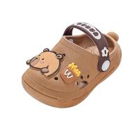 Dasongff Capybara Chaussons de Jardin Unisexes pour Enfants douillets Pantoufles d'été antidérapantes Enfants Sabots et Mules Maison Chaussures de Jardin Fille Garçon 2025