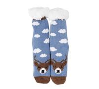 Dasongff Chaussettes Antidérapantes Pour Femmes Douillettes Chaudes éPaisses Thermiques Moelleuses en Polaire Douce