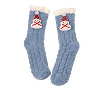 Dasongff Chaussettes de NoëL Douillettes en Polaire Corail, Chaussettes D'Hiver Douces et Chaudes Pour Femmes et Filles, Cadeaux Pour Les Fêtes de Noël