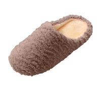 Dasongff Chaussons Hiver Femme Mignon NoëL- Pantoufles AntidéRapant à Carreaux éPissage pour ExtéRieur Et IntéRieur Cadeaux Christmas Bout Fermé Chausson Confortable Doux Hiver Mignon Noel Pantoufles
