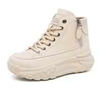 Dasongff Chaussures Espadrilles Femme Montantes Semelles épaisses Talon Elevator Shoes Baskets Orthopédique Sneakers Casual Sport Running Espadrilles Athlétique Courtes Fitness Tennis