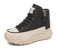 Dasongff Chaussures Espadrilles Femme Montantes Semelles épaisses Talon Elevator Shoes Baskets Orthopédique Sneakers Casual Sport Running Espadrilles Athlétique Courtes Fitness Tennis