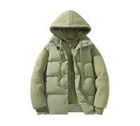 Dasongff Doudoune Homme Hiver Chaude et Légère Zipper Blouson Manteau épais Veste épaissir Slim Manteau Doublure Sherpa Hiver Veste Matelassée Puffer Jacket Décontractée Duvet Outerwear Hommes