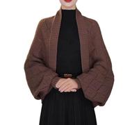 Dasongff Drapé Tricoté Poncho Cardigan Mince Chaud Ouvert Châle Cape, Femme Poncho Châle Ouvert Cape, Cardigan Echarpe Croisée Devant, pour Temps Froid