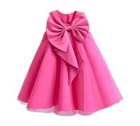 Dasongff Enfant Fille Robe Ceremonie Mariage Longue Carnaval Tutu sans Manches Robes Bapteme de Communion d'anniversaire du Soir Communion Anniversaire Fête Robe de Mariée, 100cm
