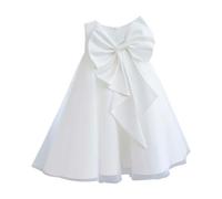 Dasongff Enfant Fille Robe Ceremonie Mariage Longue Carnaval Tutu sans Manches Robes Bapteme de Communion d'anniversaire du Soir Communion Anniversaire Fête Robe de Mariée, 120cm