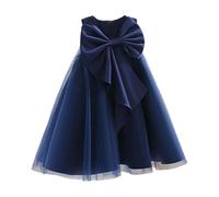 Dasongff Enfant Fille Robe Ceremonie Mariage Longue Carnaval Tutu sans Manches Robes Bapteme de Communion d'anniversaire du Soir Communion Anniversaire Fête Robe de Mariée, 110cm