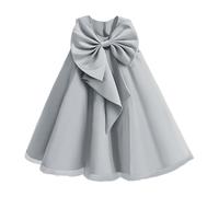 Dasongff Enfant Fille Robe Ceremonie Mariage Longue Carnaval Tutu sans Manches Robes Bapteme de Communion d'anniversaire du Soir Communion Anniversaire Fête Robe de Mariée, 120cm