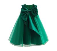 Dasongff Enfant Fille Robe Ceremonie Mariage Longue Carnaval Tutu sans Manches Robes Bapteme de Communion d'anniversaire du Soir Communion Anniversaire Fête Robe de Mariée, 110cm