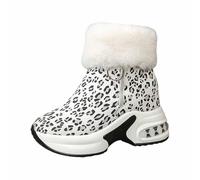 Dasongff Femme Bottes de Neige Fourrure Doublé Chaud Outdoor Antidérapantes D'hiver Bottines Pas Cher 2025