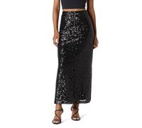 Dasongff Jupe Paillette Femme de Loisirs Jupe Longue à Paillettes Sequin Argenté Doré Noire Sequins Taille Élastique Crayon Mode Sexy Ete Chic et Elegant Petite Jupes Longues Élégantes pour Femmes