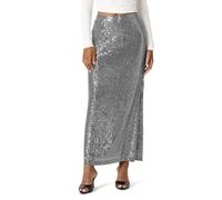 Dasongff Jupe Paillette Femme de Loisirs Jupe Longue à Paillettes Sequin Argenté Doré Noire Sequins Taille Élastique Crayon Mode Sexy Ete Chic et Elegant Petite Jupes Longues Élégantes pour Femmes