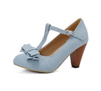 Dasongff Mary Jane Chaussures vintage pour femme avec bride de cheville fermée, bout rond, talons Gatsby, style rétro, années 1950, style victorien