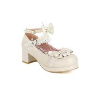 Dasongff Mary Jane Classic et Retro années 1920 Escarpins Gatsby Oxford Motif Pinup années 1950 Vintage Bout fermé Bout fermé Chaussures à bride de cheville