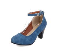 Dasongff Mary Jane Escarpins Femme Petit Talon Vintage Salomé Chaussures Femme Classic et Retro Oxford Wingtip 1920s Escarpins Vintage Années 1950 avec Bride de Cheville