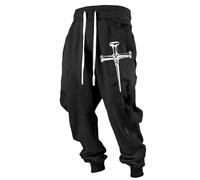 Dasongff Pantalon Viking Magnus avec Lacets pour Les Jambes - Pantalons médiéval Costume Carnaval Tenue de Festival - pour Jeux de rôle, Cosplay, Loisirs Pas Cher