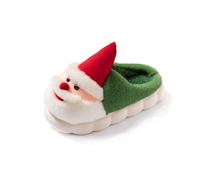 Dasongff Pantoufles NoëL Femmes Peluche- Chaussons à Fond éPais Doublure Doux Automne Hiver Chauds Confortable pour IntéRieur Et ExtéRieur Les Vacances Chambre Christmas Xmas Cadeaux Pantoufles