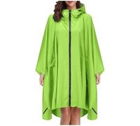 Dasongff Poncho de Survie et de Pluie Imperméable avec Côté Réfléchissant pour Augmenter la Visibilité, pour la Randonnée en Plein Air
