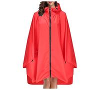 Dasongff Poncho Pluie Imperméable Femme avec Fermeture éclair, Cape De Pluie Leopard Respirante avec Capuche, Vêtements Imperméables Adulte Reutilisable pour Festival, Camping, Voyage, Taille Unique