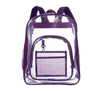Dasongff Sac à Dos Transparent Étanche Sac à Main Unisexe D'école Transparent PVC Pour le Travail, Les Voyages de Sécurité, Les Concerts et événements Sportifs
