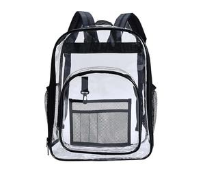 Dasongff Sac à Dos Transparent Étanche Sac à Main Unisexe D'école Transparent PVC Pour le Travail, Les Voyages de Sécurité, Les Concerts et événements Sportifs