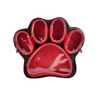 Dasongff Sac à Dos Transparent Imperméable Griffe de Chat D'école Transparent PVC Sacs à Main Unisexe pour Travail, Ecole ou Aéroports, les Voyages de Sécurité, les Concerts et Événements Sportifs