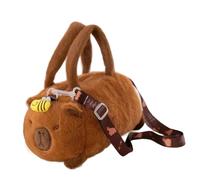 Dasongff Sacs à Main Portés épaule en Peluche Enfants Sac à Dos Bandoulière Pour filles et garçons, doudou sac à dos de maternelle pour l'extérieur, pique-nique, plage, camping, voyage