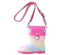 Dasongff Sacs Bandoulière Fille Drole Humour Modèle de Bottes de Pluie Enfant Léger Sac à Dos Sacs D'épaule Sling Porté Epaule Sacoche Imperméable Nylon pour Voyage École Sports Achats Crossbody Bag