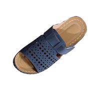 Dasongff Sandale Femme été Confortable Bohême Plates Bout Ouvert Chaussures Tongs De Plage Décontracté Mode Mules Pour Femme Respirantes Semelles Épaisses Compensées Claquette Pas Cher