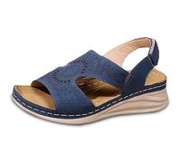 Dasongff Sandale Femme été Confortable Bohême Plates Bout Ouvert Chaussures Tongs De Plage Décontracté Mode Mules Pour Femme Respirantes Semelles Épaisses Compensées Claquette Pas Cher