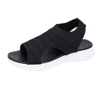 Dasongff Sandales de Récupération Femmes, Confortable Orthopediques Fasciite Plantaire Claquettes Bout Ouvert Legere Sport Sandalette Réduit le Stress sur Les Pieds, Les Articulations et Le Dos