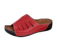 Dasongff Sandales Femme été Mode Mules Femmes Compensées Chaussons Confortable Bout Ouvert Plateforme Pantoufles Chaussures de Plage Claquette Femme Orthopédique Confort été Plage Piscine Douche