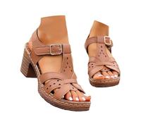 Dasongff Sandales Femmes Compensées été Mode Avec Support de Orthopédique Tongs de Plage et Claquettes Sandales Mousse Yoga Piscine Chaussures Reflexologie Talon Randonnée Confort