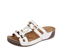 Dasongff Sandales Plateforme Femme Été Sandales Compensées Femme Orthopédique Poisson Claquette Confortable Respirant Antidérapante Chaussures de Plage Piscine Douche Sport et D'extérieur