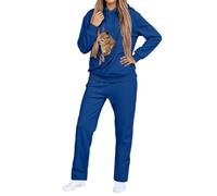 Dasongff Survêtement Femme Hiver Ensembles Sportswear con Polaire Sweat Kangourou Chat à Capuche et Pantalon de Survêtement Suit Automne Hiver Cadeau Chats Femme Sac Chat Transport Pas Cher