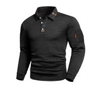Dasongff Sweat-Shirt pour Homme sans Capuche Regular Fit Couleur Unie Col Rond Sportswear Chaud Pullover Pull Basique Idéal pour Le Sport et Les Loisirs Vêtements de Travail Vintage Tendance