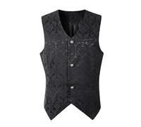 Dasongff Veste gothique médiévale pour homme Style rétro gothique Steampunk Coat Uniforme Party Costume vampire Cosplay Costume victorien