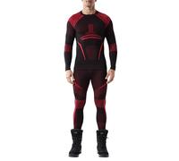 DASONLUE Ensemble de sous-vêtements thermiques pour homme - Séchage - Sous-vêtements fonctionnels - Sous-vêtements de ski - Maillot de corps et sous-vêtement d'hiver pour homme - Pyjama pour la maison
