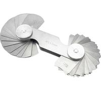 Dasqua 1351-0005 Gabarit de rayon métrique 1.0 - 7.0 mm