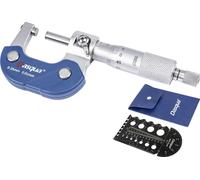 Dasqua 4111-5205 + 8511-0060 Micromètre 0 - 25 mm Lecture: 0.01 mm