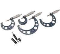 Dasqua 4111-8210 4111-8210 Set de micromètres 0 - 100 mm Lecture: 0.01 mm