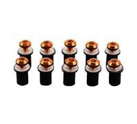d'assortiment de vis Compatible Avec Yamaha Pour FJR1300 Pour FZ1S Pour FZS1000 Moteur 10 Pièces M5 Boulons De Pare-brise Vis De Montage De Pare-brise Rondelle Écrou Kit De Boulons