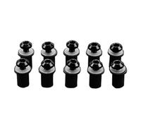 d'assortiment de vis Compatible Avec Yamaha Pour FJR1300 Pour FZ1S Pour FZS1000 Moteur 10 Pièces M5 Boulons De Pare-brise Vis De Montage De Pare-brise Rondelle Écrou Kit De Boulons