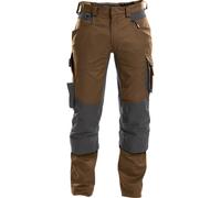 Dassy Arbeitshose mit Stretch et poches genouillères Dynax PESCO41 Brun argileux/Anthrazitgris 48