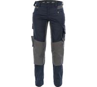 Dassy Arbeitshose mit Stretch et poches genouillères pour femmes Dynax Women PESCO41 Bleu nuit/Anthrazitgris 50