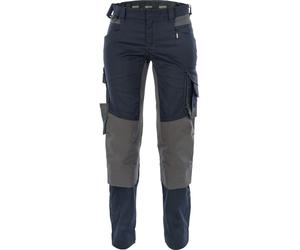 Dassy Arbeitshose mit Stretch et poches genouillères pour femmes Dynax Women PESCO41 Bleu nuit/Anthrazitgris 42